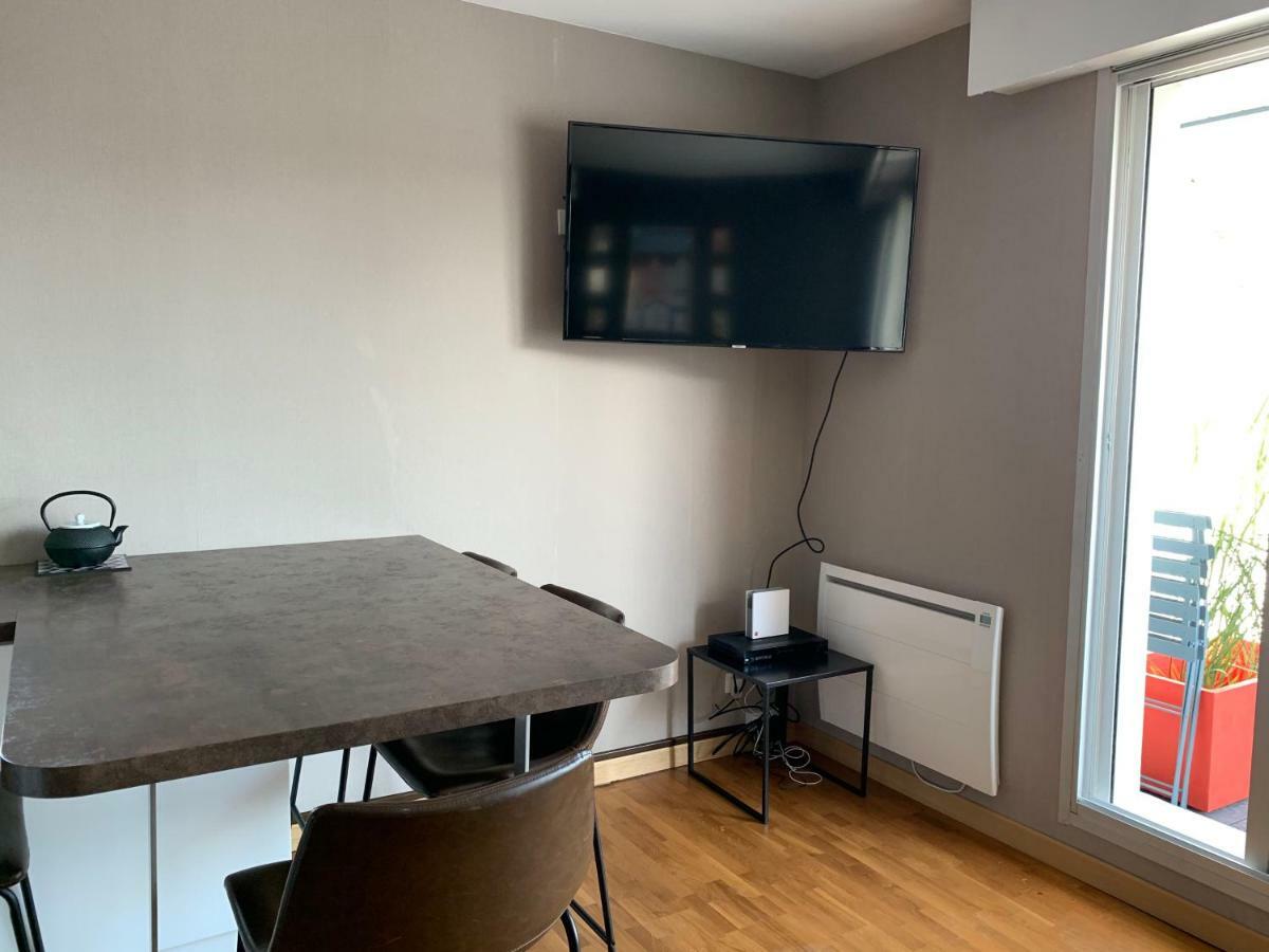 La Terrasse Vue Mer Du 42 Ferber, Plein Sud Wifi Apartment Wimereux Bagian luar foto
